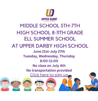  EL Summer School Sign Up - Click Here